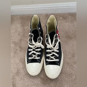Converse x COMME des GARÇON PLAY Chuck Taylor ‘70 High-Top Sneakers